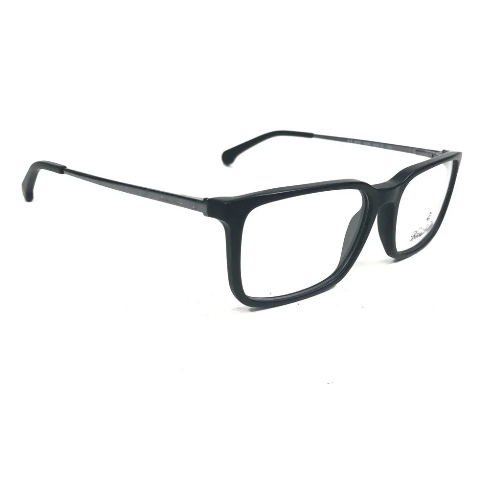 Brooks Brothers Eyeglasses Frames BB2030 6105 Black Grey Square 53-16-140
